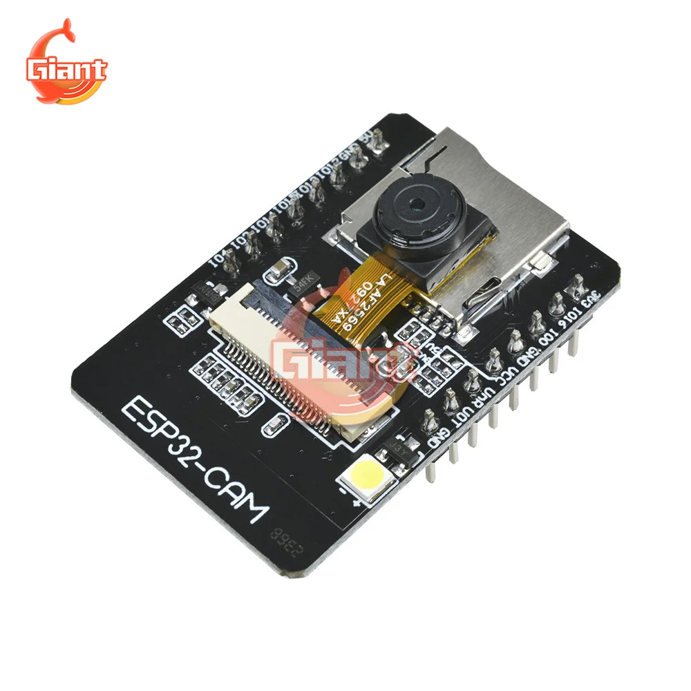 ESP32-CAM-MB CH340G USB Serial ESP32-S Wireless WiFi Bluetooth OV2640 2MP Camera Support Photo/Video Antenna for Arduino