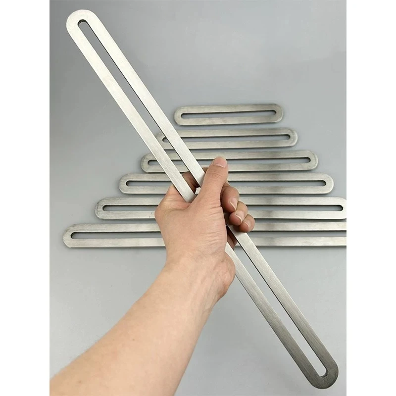 2PCS  straight piece with movable long hole and one-word restoration fixed connection corner code with hole and thickened 5mm