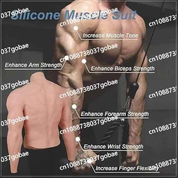 Customizable big muscle bully suit, fourth-generation European version unicorn arm simulation