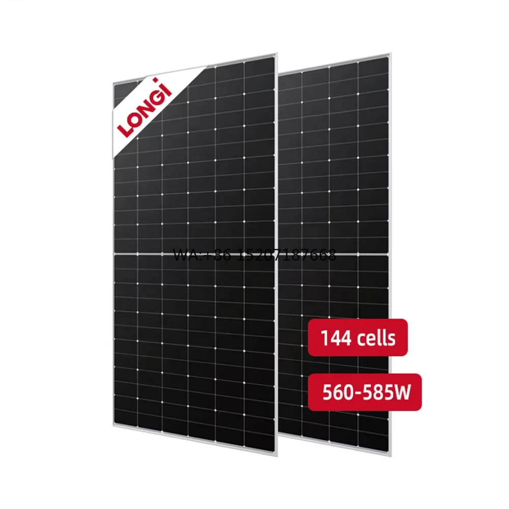 Painéis para uso doméstico com 25 anos de garantia Longi Eu Stock LR5-72 HTH Painel solar 565W 575W 585W Hi-Mo X6 Solar