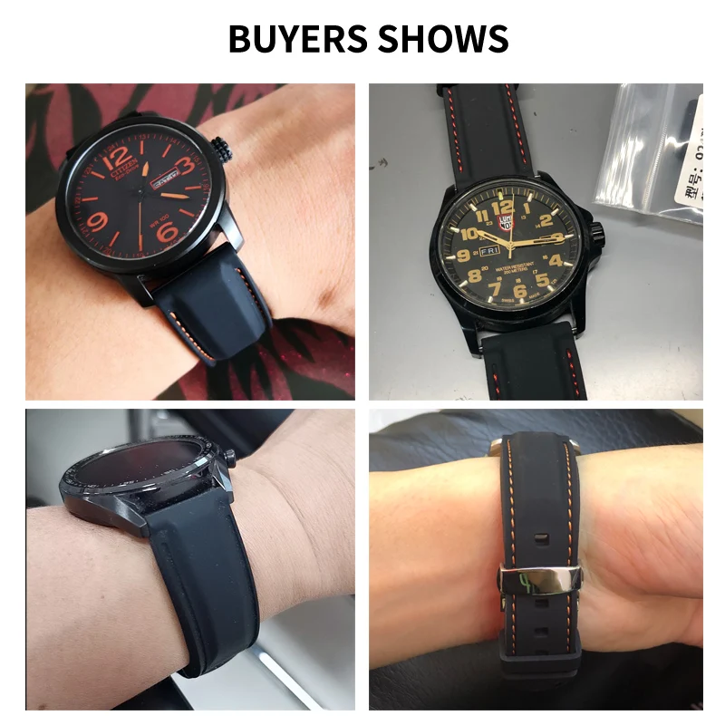 For Citizen Watchbands Bm8475 Eco-Drive Aw5000/Aw0010 Waterproof 20 22mm Men Women Universal Silicone Rubber Watch Strap