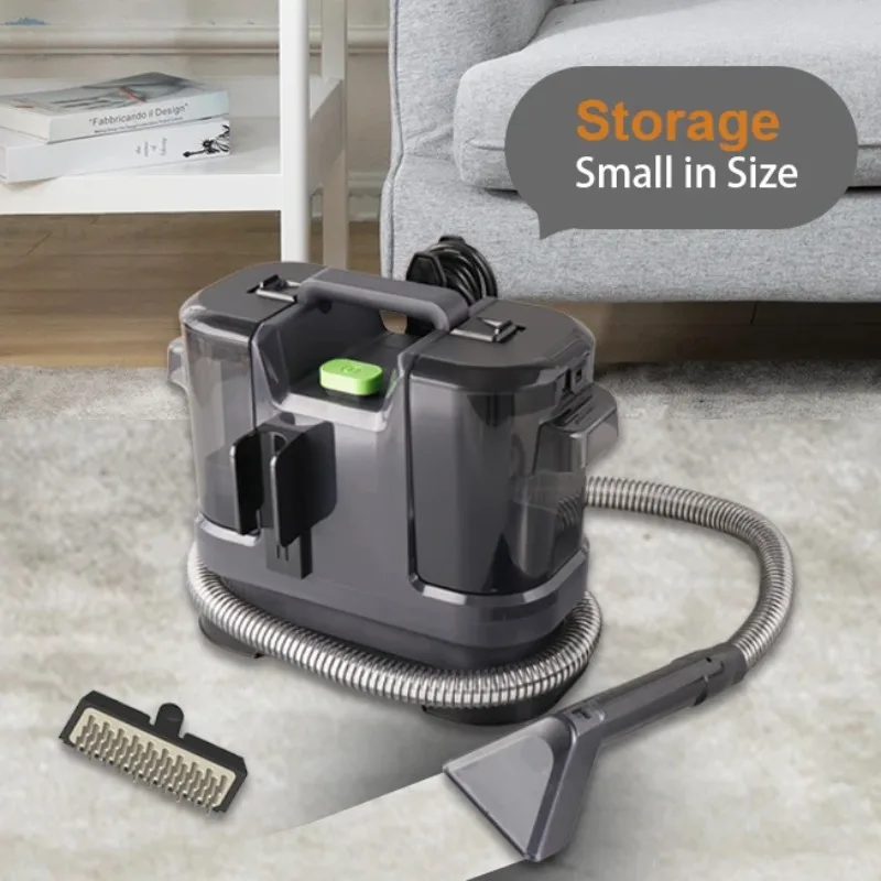 Пароочиститель, многоцелевой портативный компактный очиститель пятен для влажной и сухой уборки домашних животных, машина для ковров с технологией для дивана и автомобиля