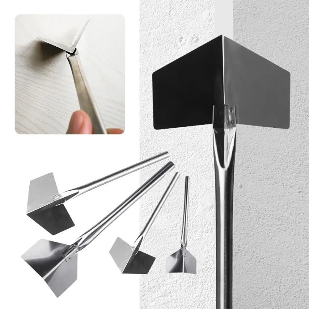 

1Pcs Caulk Removal Tool Outdoor Corner Trowel Filling Squeegee Stainless Steel Wall Plaster Scraper Internal/External Corner