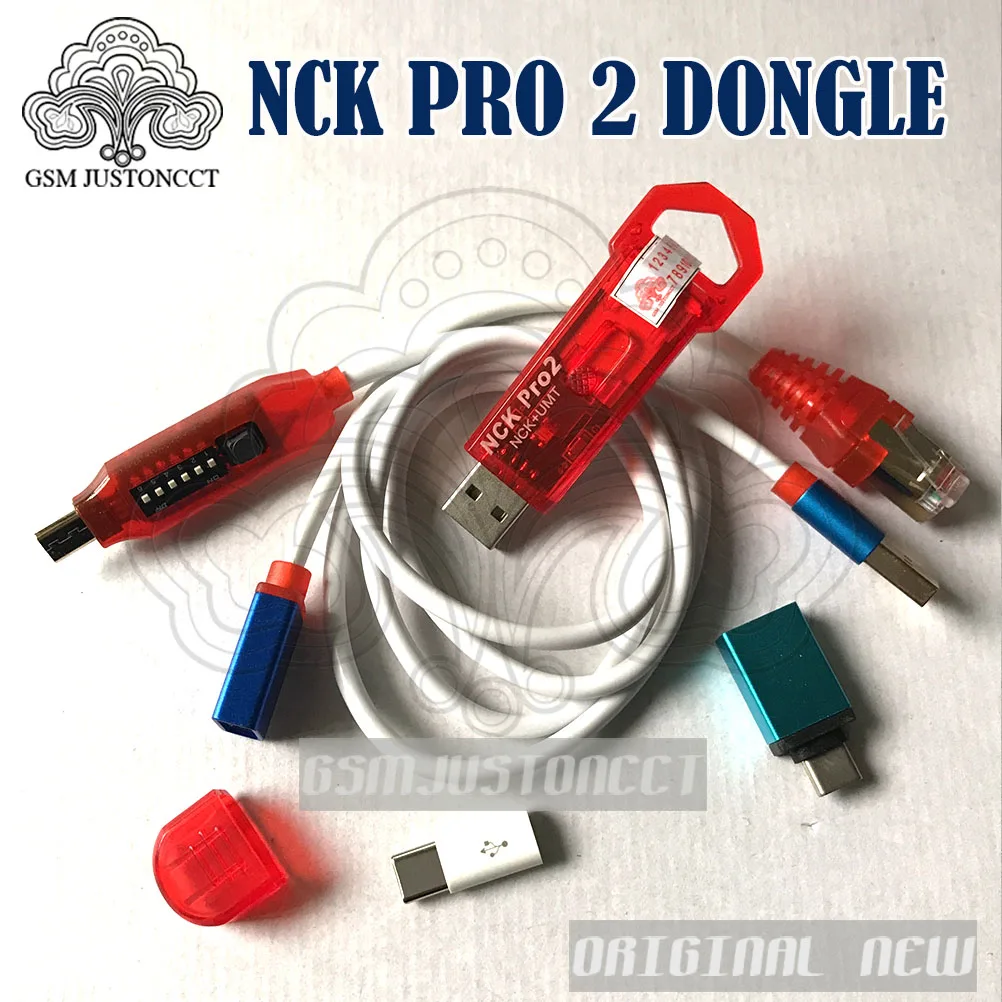 

2024 Original New Nck Pro 2 Dongle Key (Nck + Umt ) 2in 1 + Umf All Boot Cable with Sim Smart Card And one year Activation Tool