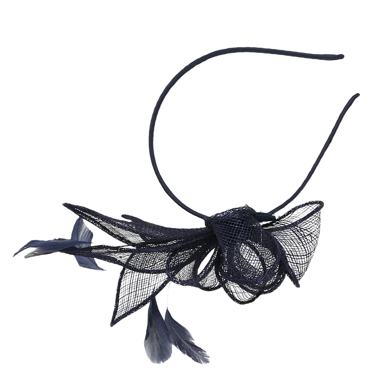 

Fascinator Headband Hair Clip Women Black Bridegroom Mini Hat Tea Party Accessories Vintage Style For Short Long Hair Special
