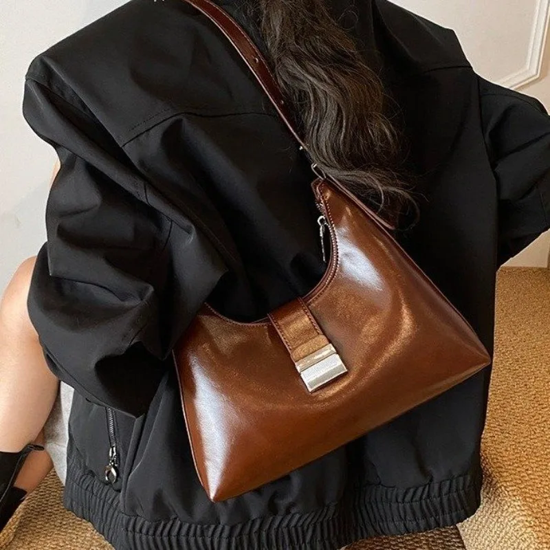 

Elegant Women Handbag Luxury Designer Diaper Bag Classic Leather Tote Large Capacity Stylish Crossbody Messenger Bag