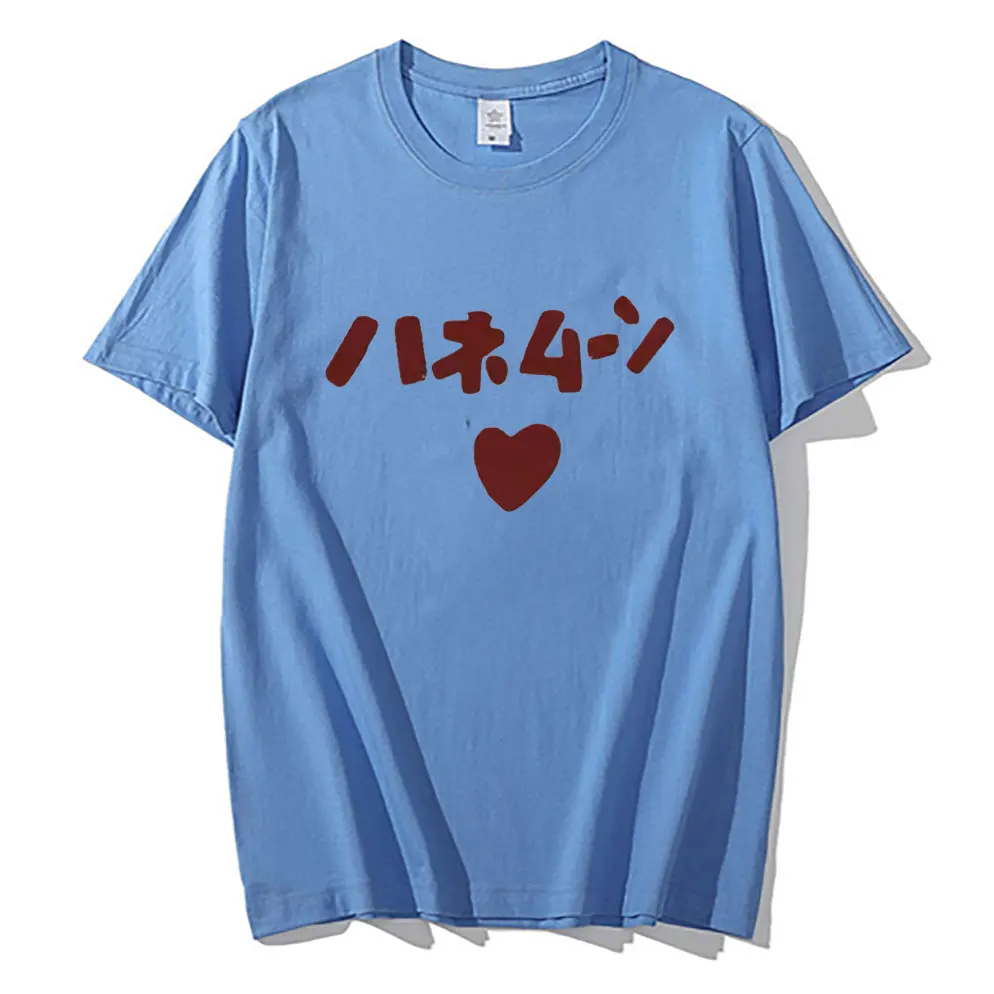 Funny Cute Anime K-ON Hirasawa Yui Akiyama Mio Same Style Print T-shirts Japanese Manga T Shirt Men Women Fashion Loose Tshirt