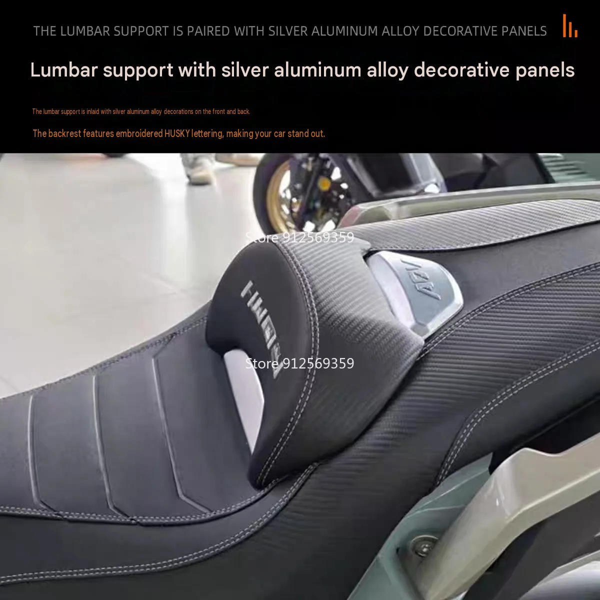 Fit for Sym ADX 150 Husky 150 ADV Motorcycle Modified Front Driver Rear Passenger Seat Cushion One Piece Lower 3-5cm Seat ADX150 - view 3