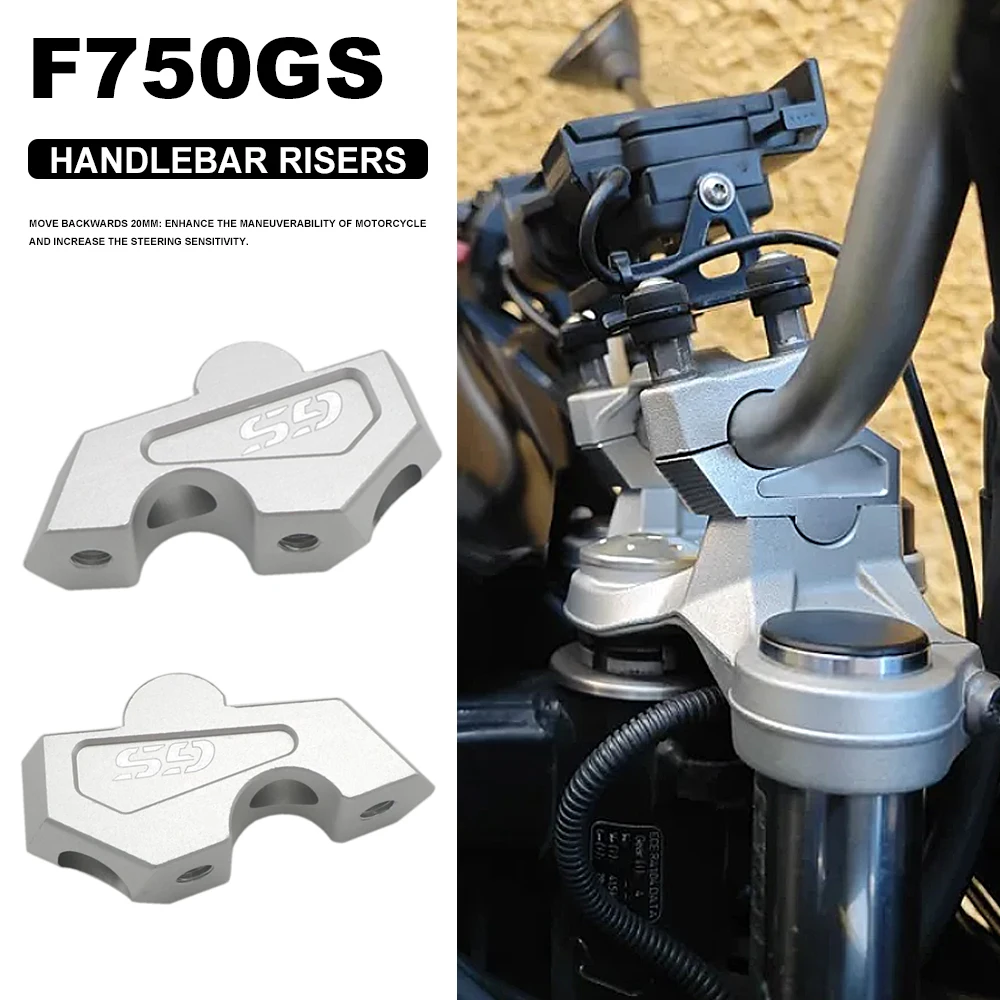 

For BMW F750GS F 750 GS 2021 2020 2019 22MM Motorcycle Accessories Handlebar Riser fat handleBars Mount Clamp Extend Adapter