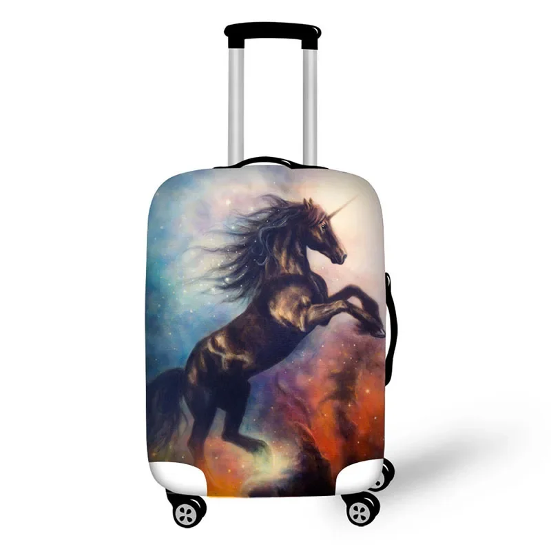 Unicorn Dog Luggage Cover High Elastic Apply to 18-32 inch Trolley Case Travel Suitcase Covers Bags Trunk Cases Protector