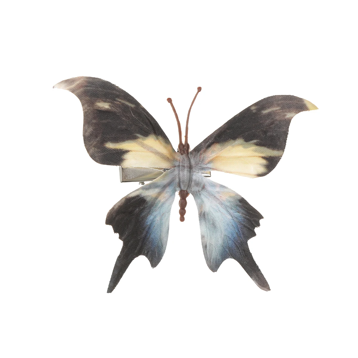 AWAYTR Flannel Butterfly Hairpin Cute Barrette Hair Clip Women Girls Printed Hairgrips Hair Clip Party Hair Accessories