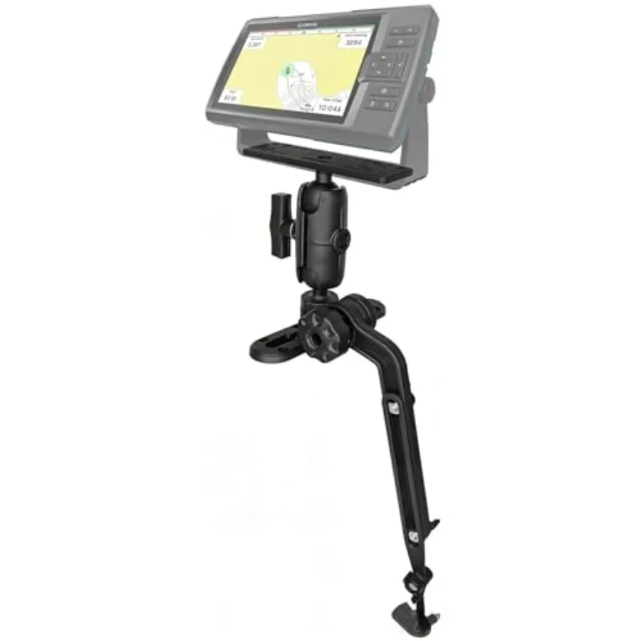 

Kayak Fish Finder Mount with Rectangle Plate and Transducer Arm Fish Finder Transducer Mount Boat Marine Electronic Mounts Comp