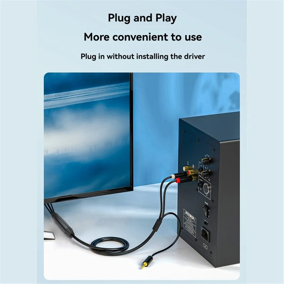 

Цифровой оптический аудиокабель 3,5 мм AUX, оптический адаптер на 2RCA, коаксиальный на стерео L/R аудио