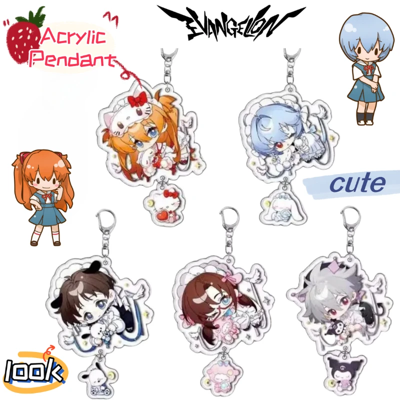 

NEON GENESIS EVANGELION Ayanami Rei Ikari Shinji милая версия Q акриловый подвесной орнамент студенческие изысканные украшения подарки