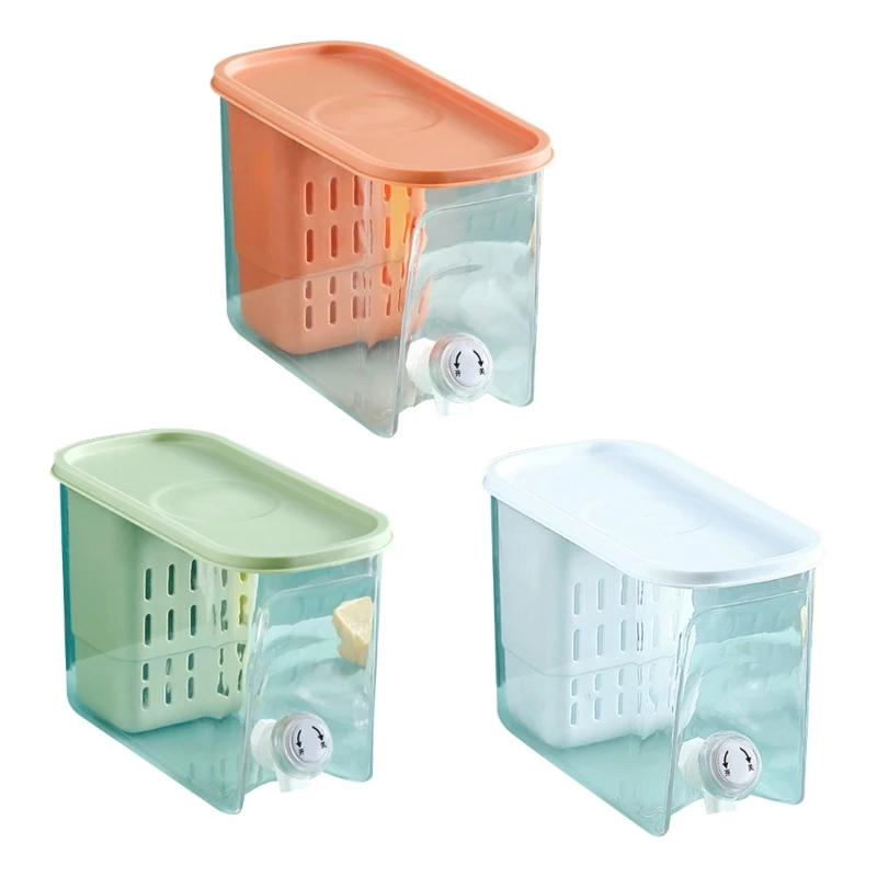 

Refrigerator Cold Kettles with Faucet Juice Containers Water Jugs Home Teapots Ice Pot Drinkware Bucket with Filter