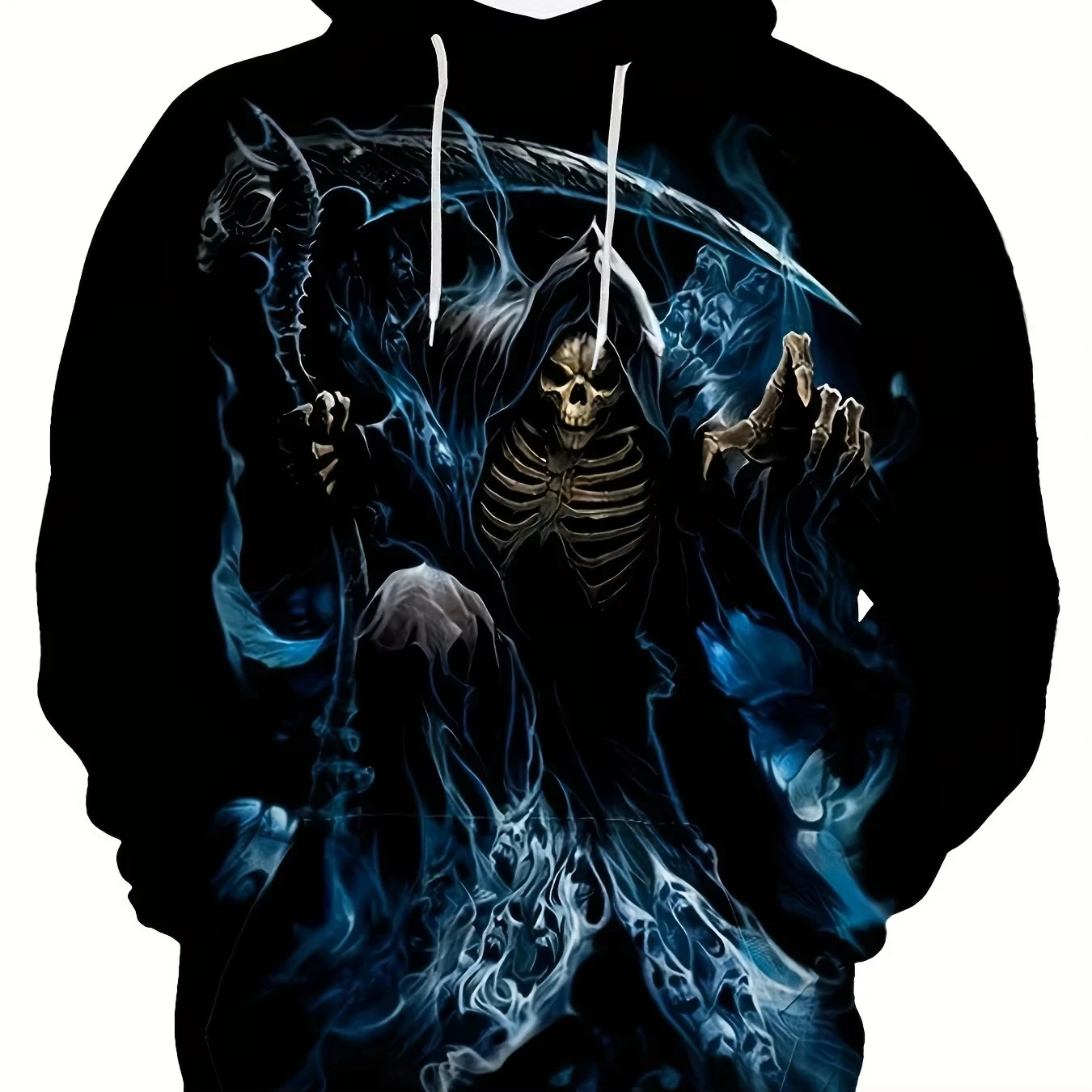 Mens Ghastly SkullStyle Halloween Hoodie 3d Print Men Loose Winter Sweatshirt Hoodies Men's Retro Hooded Sweatshirt Men Clothing