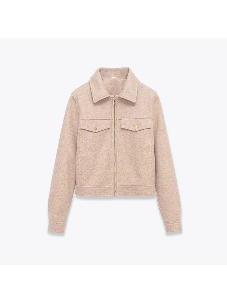 

Новая женская мода в европейском стиле, универсальная темпераментная куртка для отдыха, свободный дизайн, куртка с длинными рукавами и лацканами