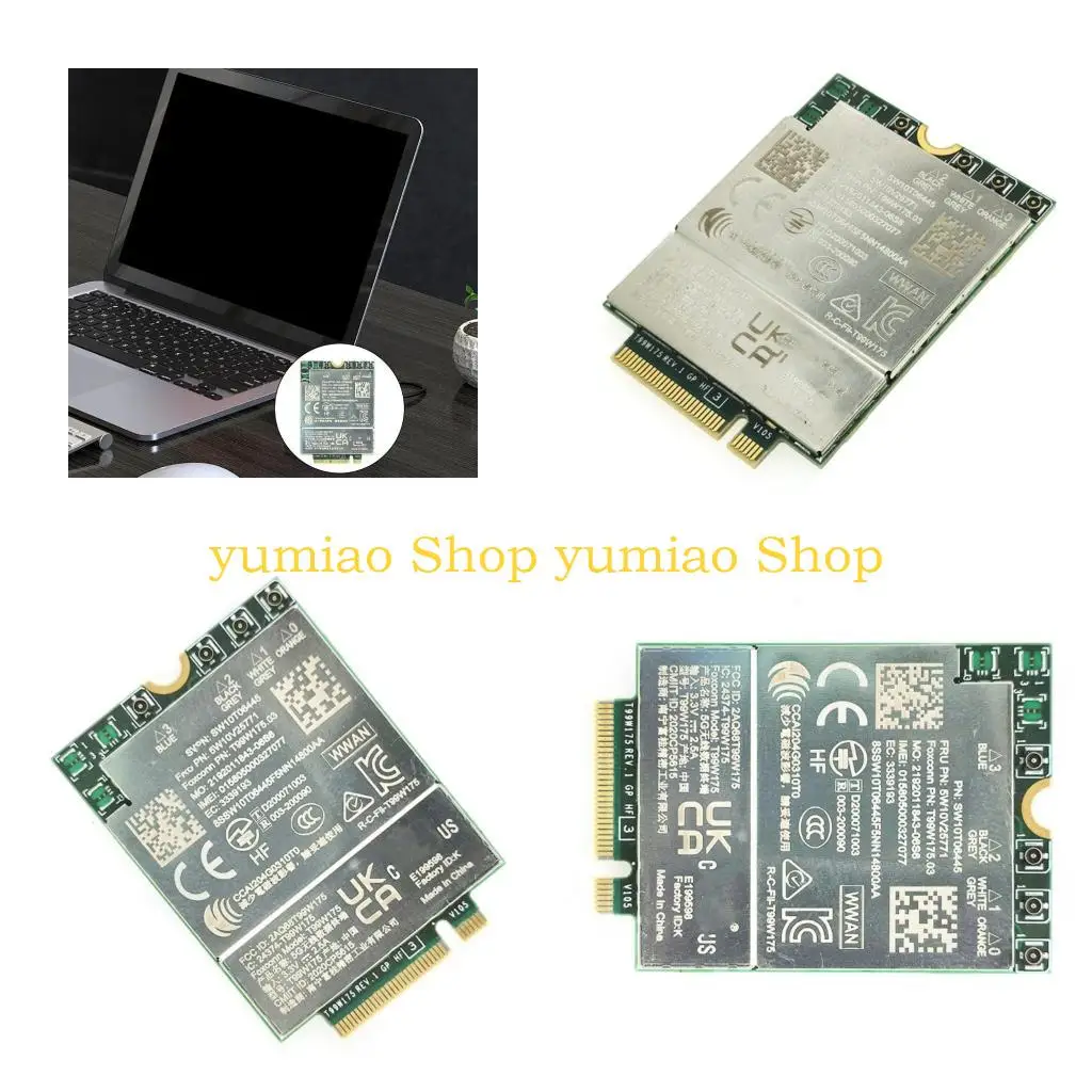 

587B T99W175 4G WWAN Module PCIe Networking Module For T14S X13 Laptops
