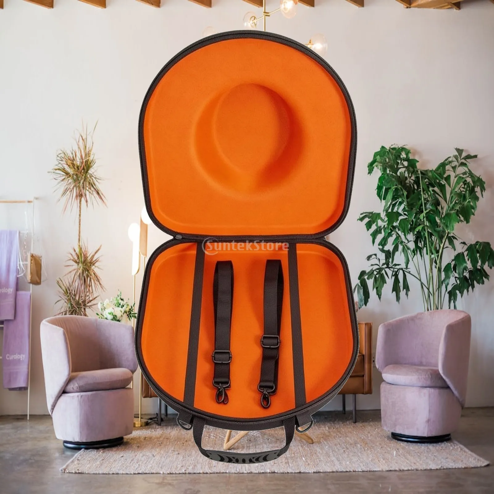 Hat Storage Case with Shoulder Strap Crush-Resistant Hat Case with Shoulder Strap Cap Organizer with Handle Safeguarding