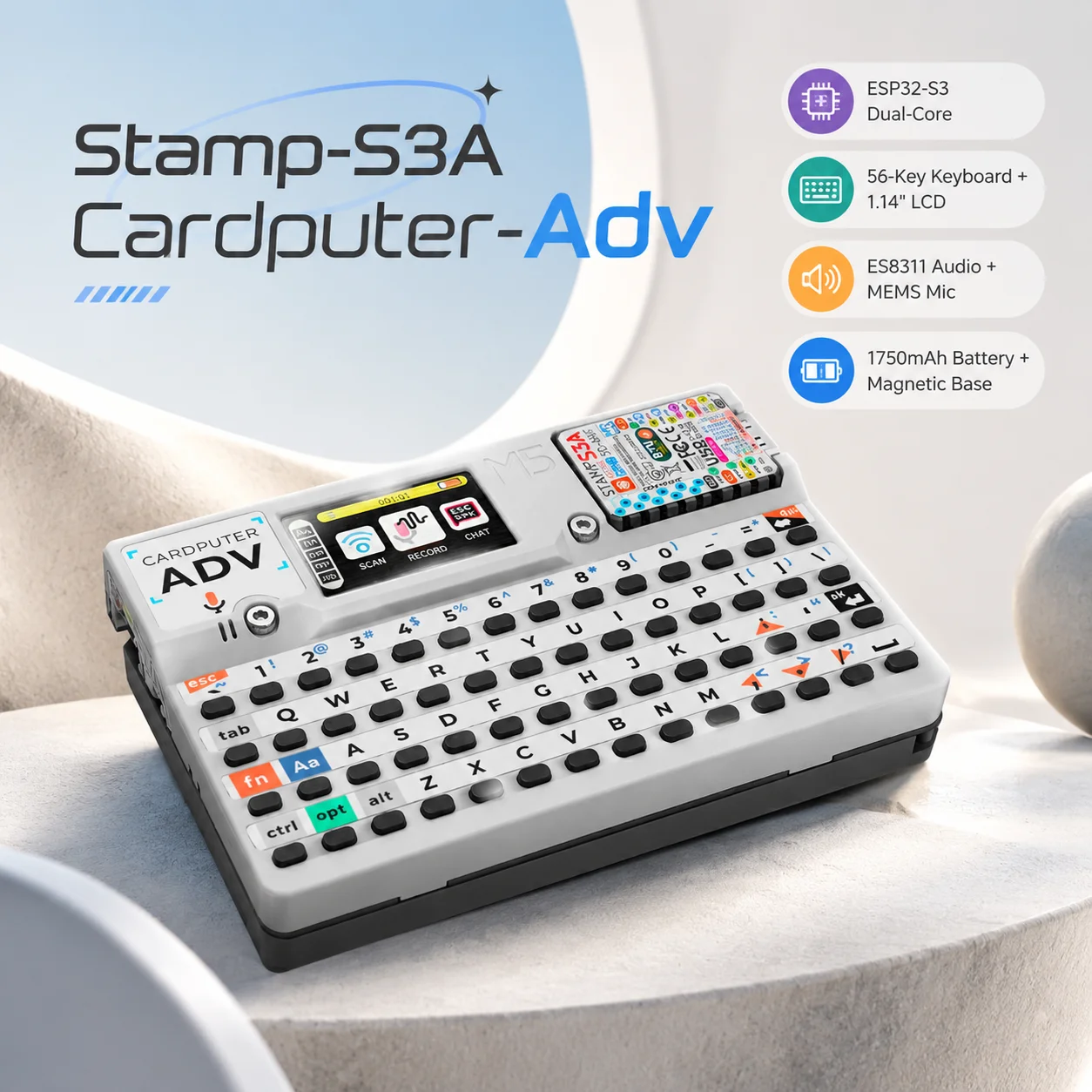 m5stack-cardputer-adv-esp32-s3-computadora-de-tarjeta-programable-teclado-de-56-teclas-pantalla-lcd-de-114-microfono-de-audio-es8311-ir-1750mah-arduino-iot