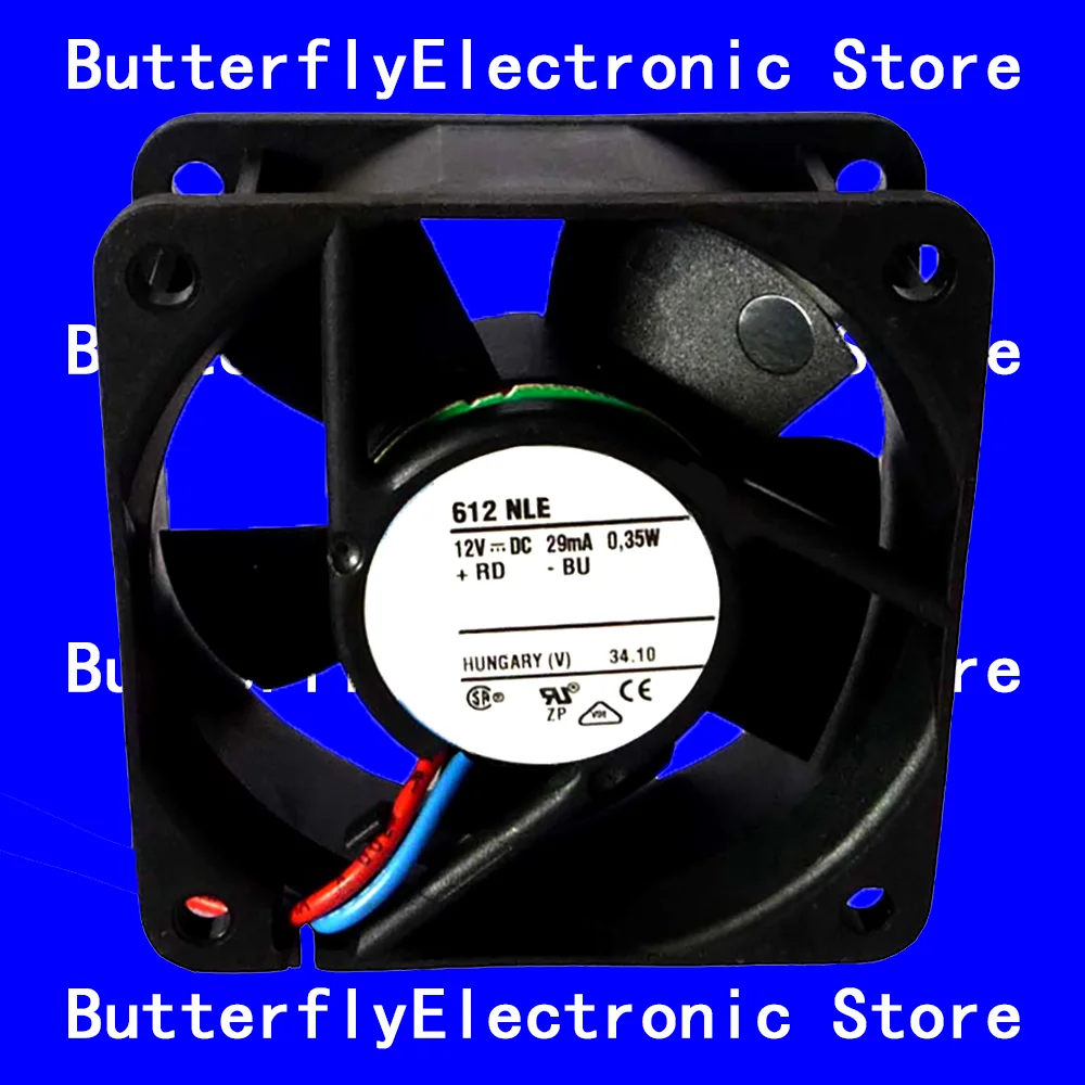 

НОВЫЙ ОРИГИНАЛЬНЫЙ ВЕНТИЛЯТОР 612NLE 612 NLE 12 В постоянного тока 0,35 Вт 6025 6 СМ 60*60*25 ММ