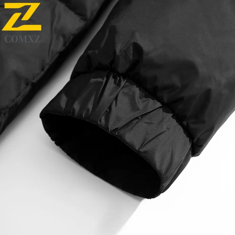 COMXZ Down Jacket High Quality Versatile Lightweight Warm Skiing Puffer Jacket Travel Minimalist Winter Jacket Men's Clothing