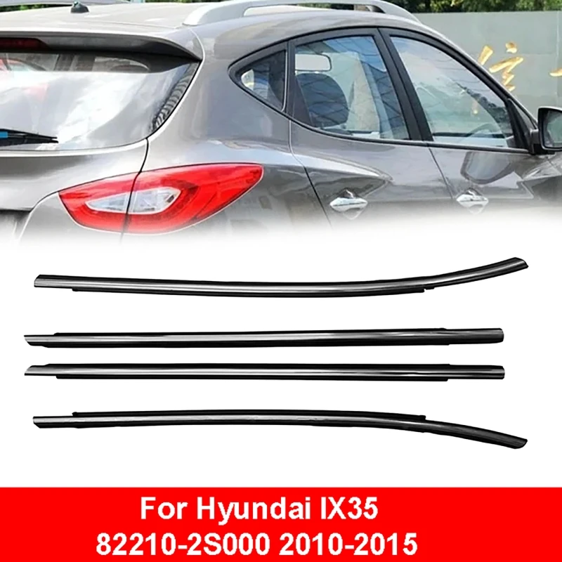 

Уплотнительная лента для отделки оконного стекла автомобиля для Hyundai IX35 82210-2S000 2010-2015, автомобильные аксессуары, водонепроницаемая черная резиновая лента