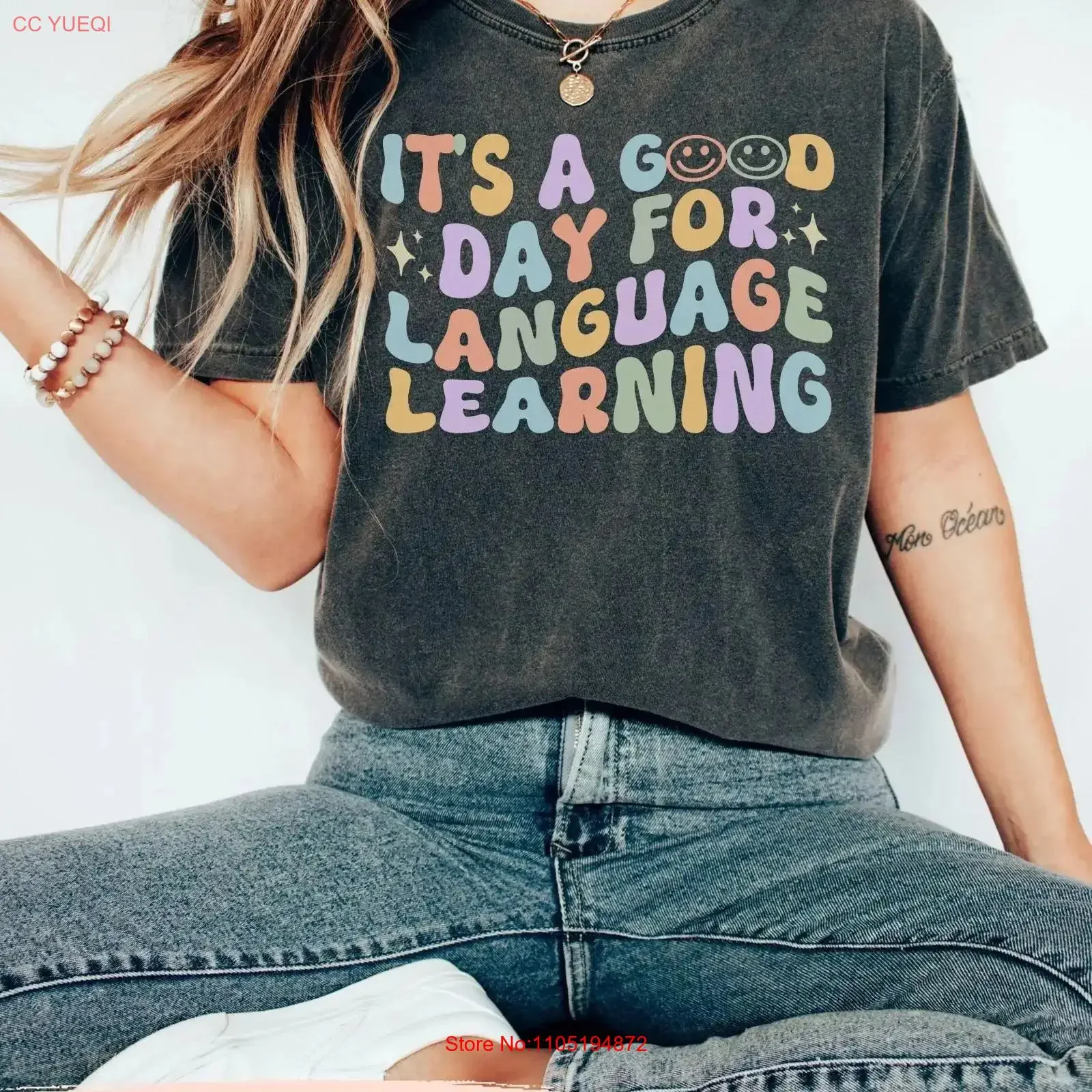 

Футболка для учителя ESL, английская двуязычная испанская Esol Ell, винтажная, мягкая, растянутая, слегка уличная одежда, дышащая