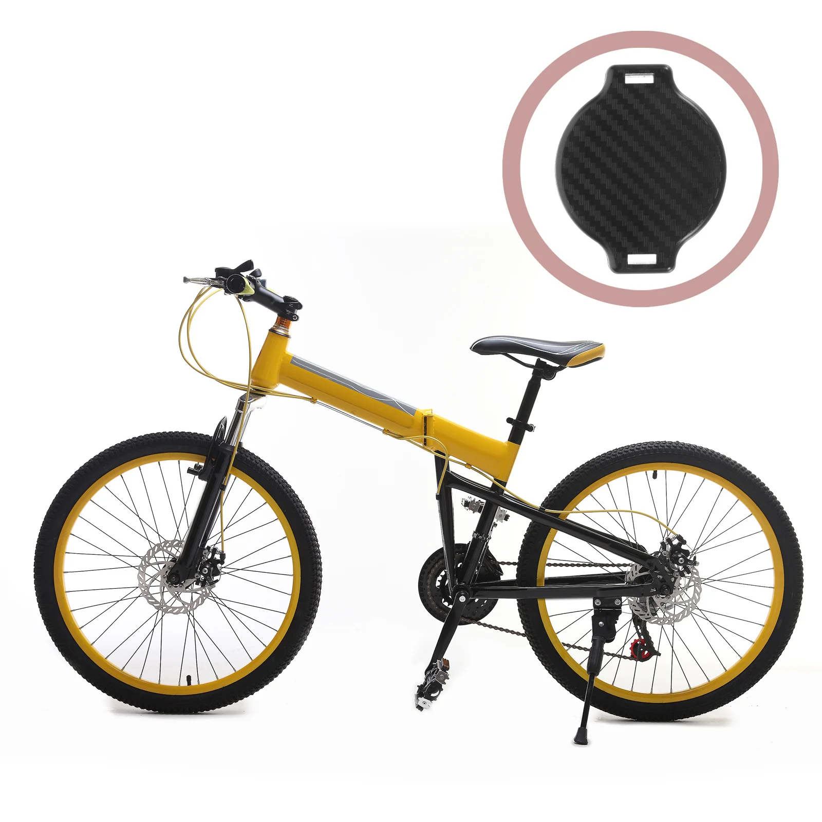 

1Set Bike Holder Compatible With Airtag Durable Pla Material Scratch-Proof Cover For Bicycle Saddle Anti-Lost Storage