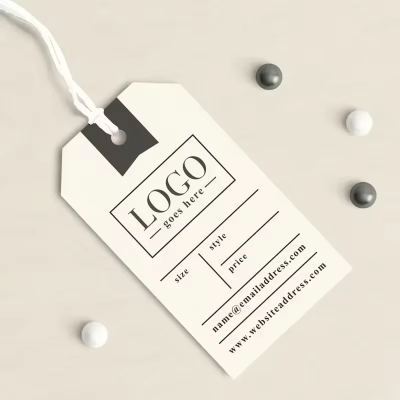 

Custom..pieces.Customizable Eco-Friendly Hang Tags Design with Your Label Clothes and Toys Offset Printing & Embosse