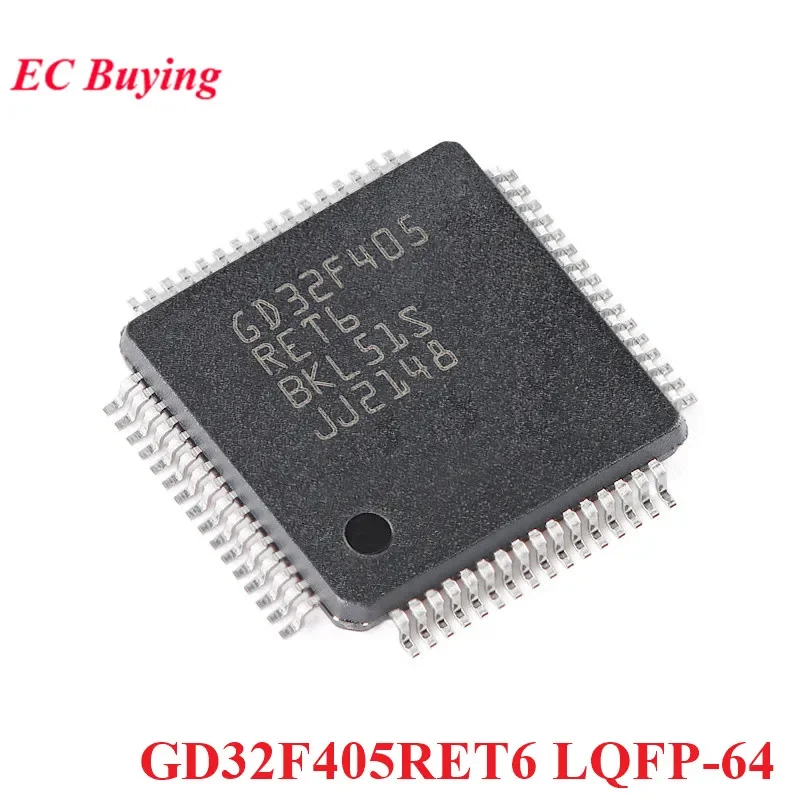 GD32F405RET6 LQFP-64 GD32F405 GD32 32F405RET6 LQFP64 Cortex-M 32-bit Microcontroller MCU IC Controller Chip New Original