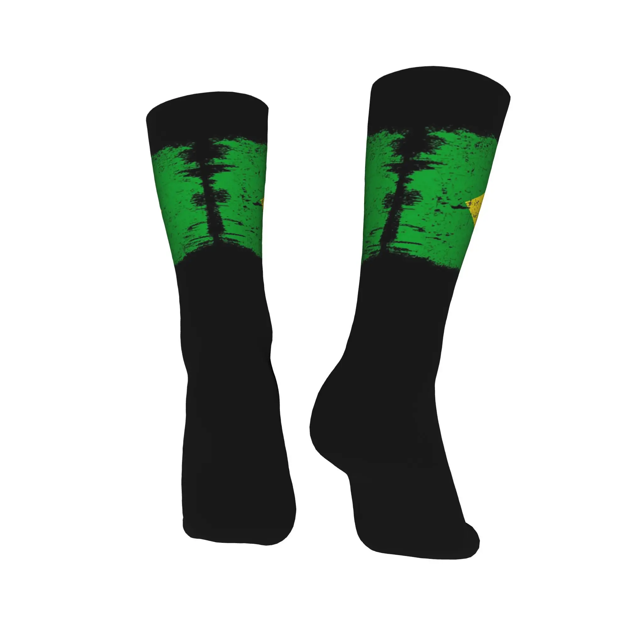 البرازيل علم الدولة البرازيل السياحية البرازيل فريق البلد الجوارب Harajuku جوارب الرياضة الأوسط جوارب أنبوبية لينة هدايا عيد الميلاد