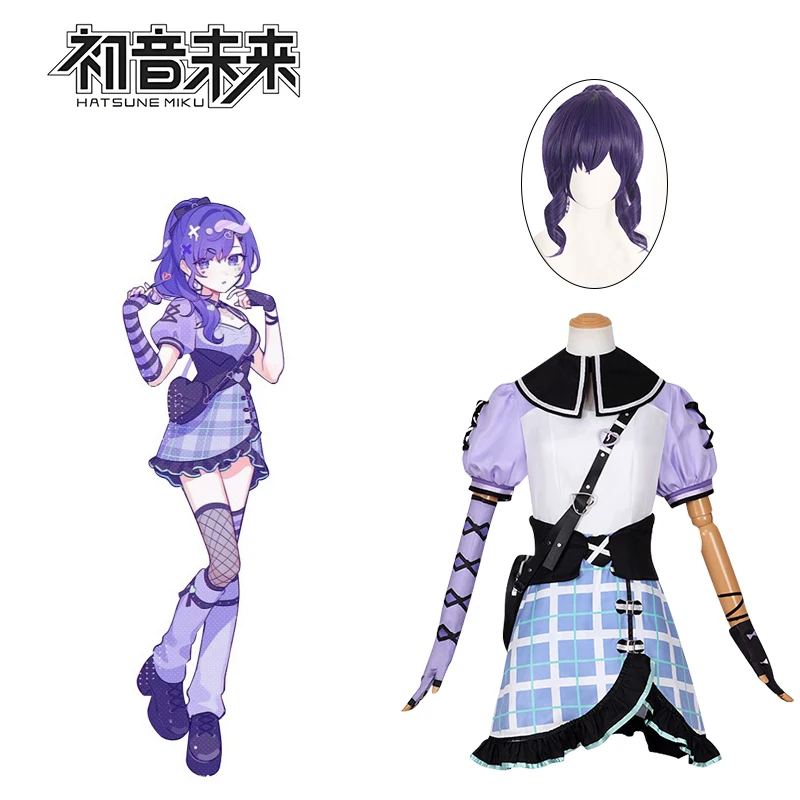 Anime Game Miku Project Sekai Colorful Stage Feat Yoisaki Kanade Cosplay Costumes Daily Wear Cute T-Shirt And backpacks Outfits