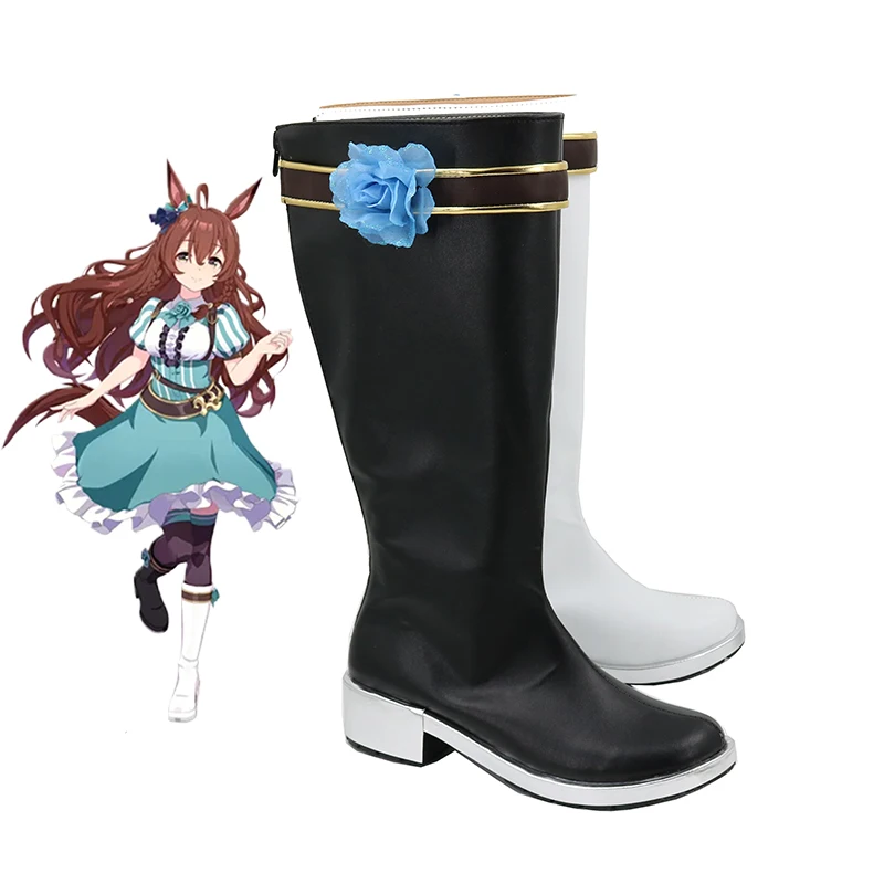 Pretty Derby Mejiro Bright Cosplay Sapatos Botas Halloween Cosplay Sapatos