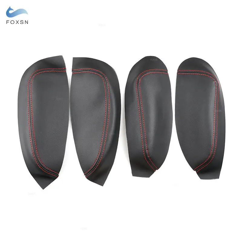 For Kia K3 Car Interior Door Armrest Handle Panel Microfiber Leather Cover Trim Accessories