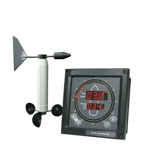 

digital wind marine anemometer for wind speed and wind direction.
