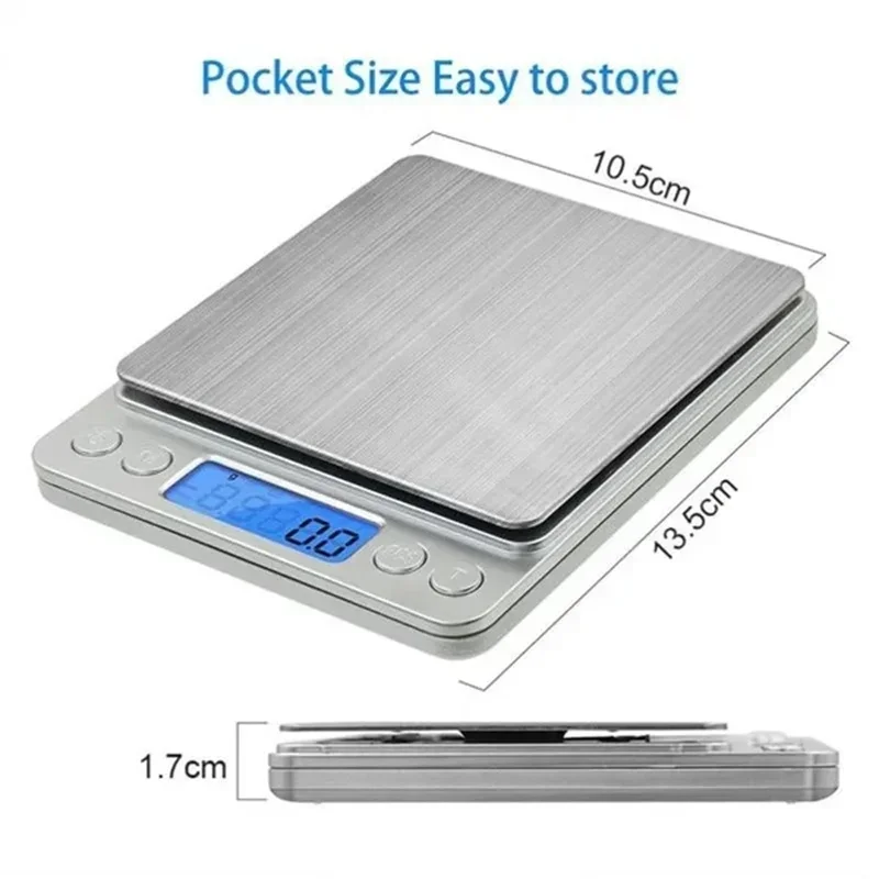 Bilancia da cucina digitale bilancia da cucina bilancia da cucina Mini Pocket Precision Jewelry bilancia elettronica peso Gold Gram Scale Food Bar