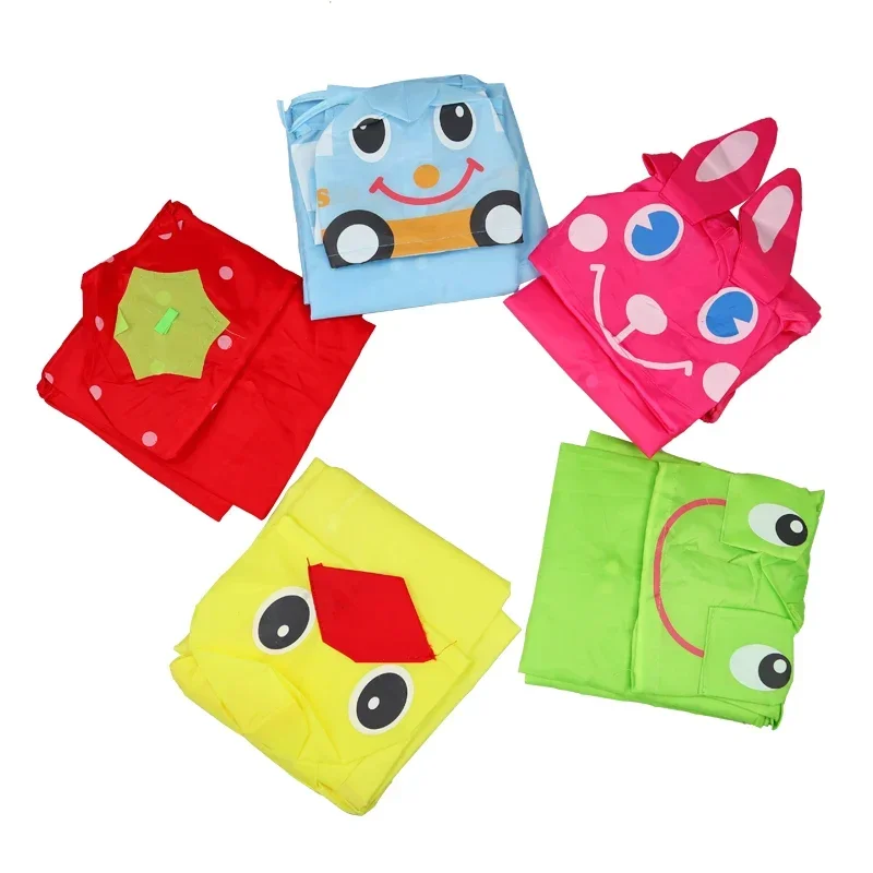 Cute Kids Raincoats Cartoon Animal Children Outdoor Waterproof Rain Coat Clothes Baby Boys Girls Jacket Coat Rainwear Rainsuit