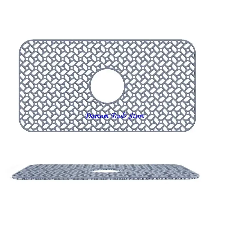 57BE Strong 63x33cm Sink Bottom Pad With Open Structure For Quick Drying And Air Movement