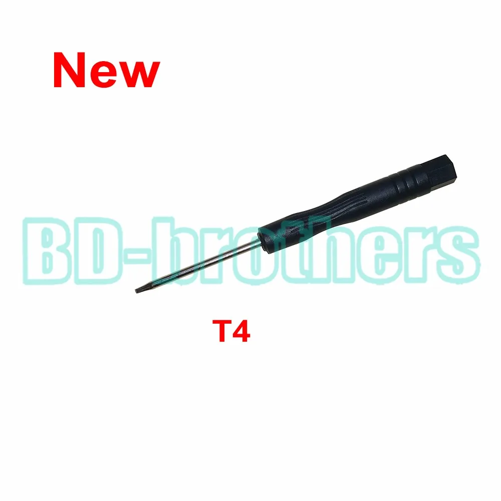 2016 New Black T4 Screwdriver Torx Screw Drivers Tool for Moto Phone Notebook Hard Drive Circuit Board Repairing 3000pcs/lot