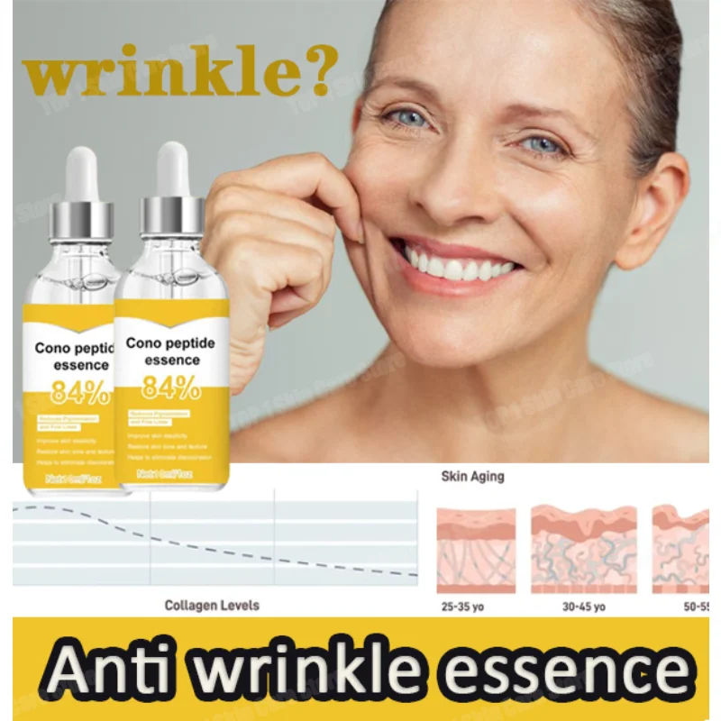 

Anti aging facial essence liquid can remove facial wrinkles, fine lines around eyes, crow's feet lines and neck wrinkles