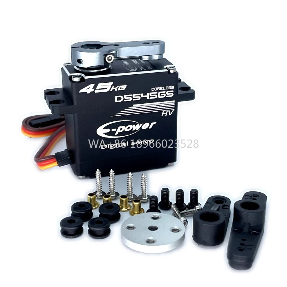 E-Power RC Robot Coreless Servo Motor المواد المعدنية ميزات مقاومة للماء لأجزاء RC وملحقاتها