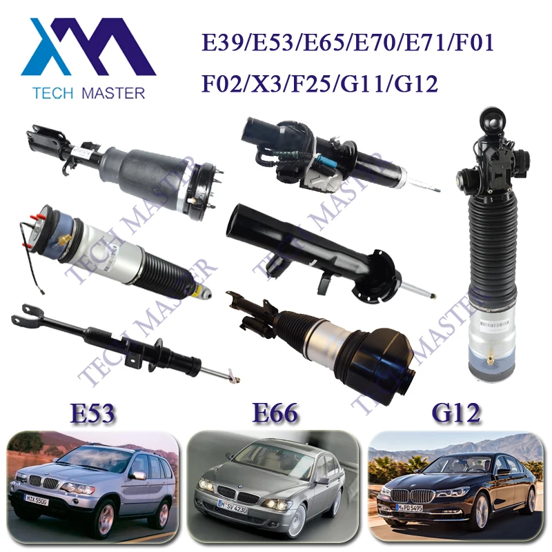 Shock Absorbers For E39 E53 E65 E70 E71 F01 F02 X3 F25 G11 G12 Cars Air Suspension Kit Amortiguadores 37116850221 37126791676