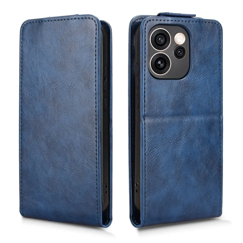 حافظة هاتف محفظة جلدية عتيقة لهاتف اوبو رينو 15 برو 5G 2025 مع إطار صور لأعلى ولأسفل حماية النمط