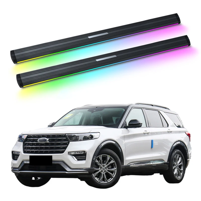

Automatic Electric Power Side Step Running Board Neon Led Light for Ford Explorer 2020-2023