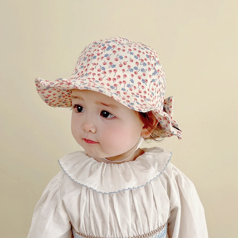 Sombrero para recién nacido, ala ancha, sombrero de playa para exteriores de verano, protección solar para niños pequeños, correa ajustable para la barbilla, sombreros de playa para niños pequeños