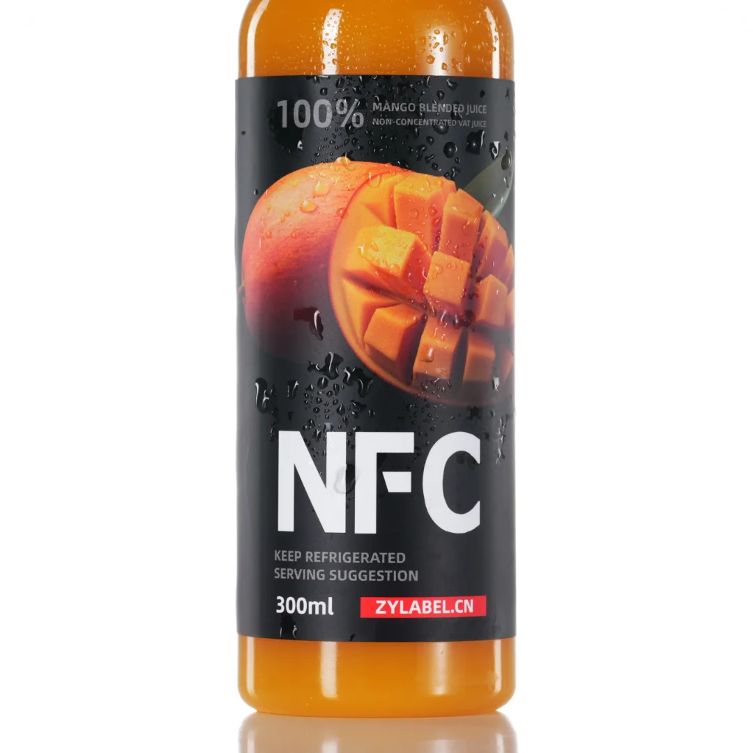 

Водонепроницаемые этикетки для бутылок с напитками из ПВХ, настраиваемые наклейки для жидких продуктов для напитков