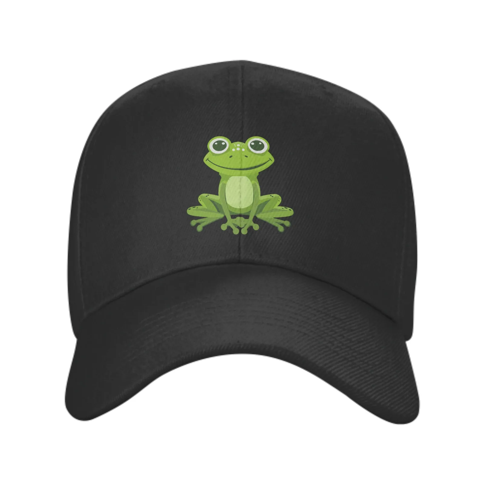 Green Big Eyes Frog Adult Baseball Cap Outdoor Sports Women's Basketball Hat Sunscreen Leisure Caps For Men