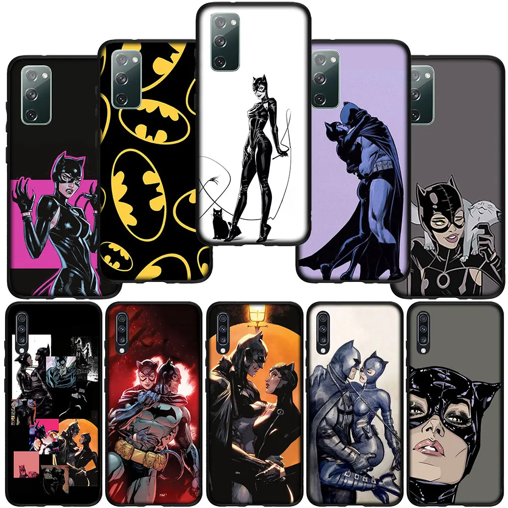 DC Movie Batmans Cat Selina Kyle Soft Cover for Samsung Galaxy Note 20 Ultra 10 8 9 S10 Lite S9 A6 A8 Plus A7 A9 + Phone Case