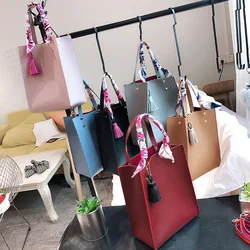 2023 New Korean Luxury Pink Sling Large Handbag Satchel Women Kpop Messenger Bags Designer Brand Shoulder Female Ladies Totes